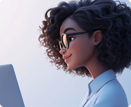 Animated femalecoder